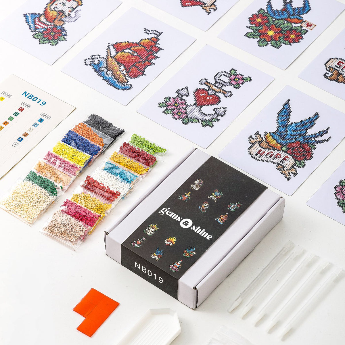 Flash & Ink diamonds by numbers kit (tattoo flash), photo 5