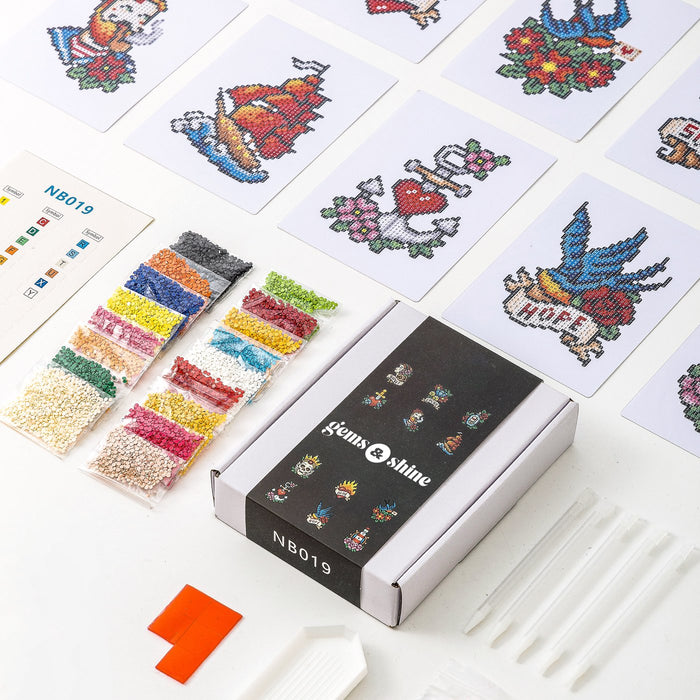 Flash & Ink diamonds by numbers kit (tattoo flash), photo 5