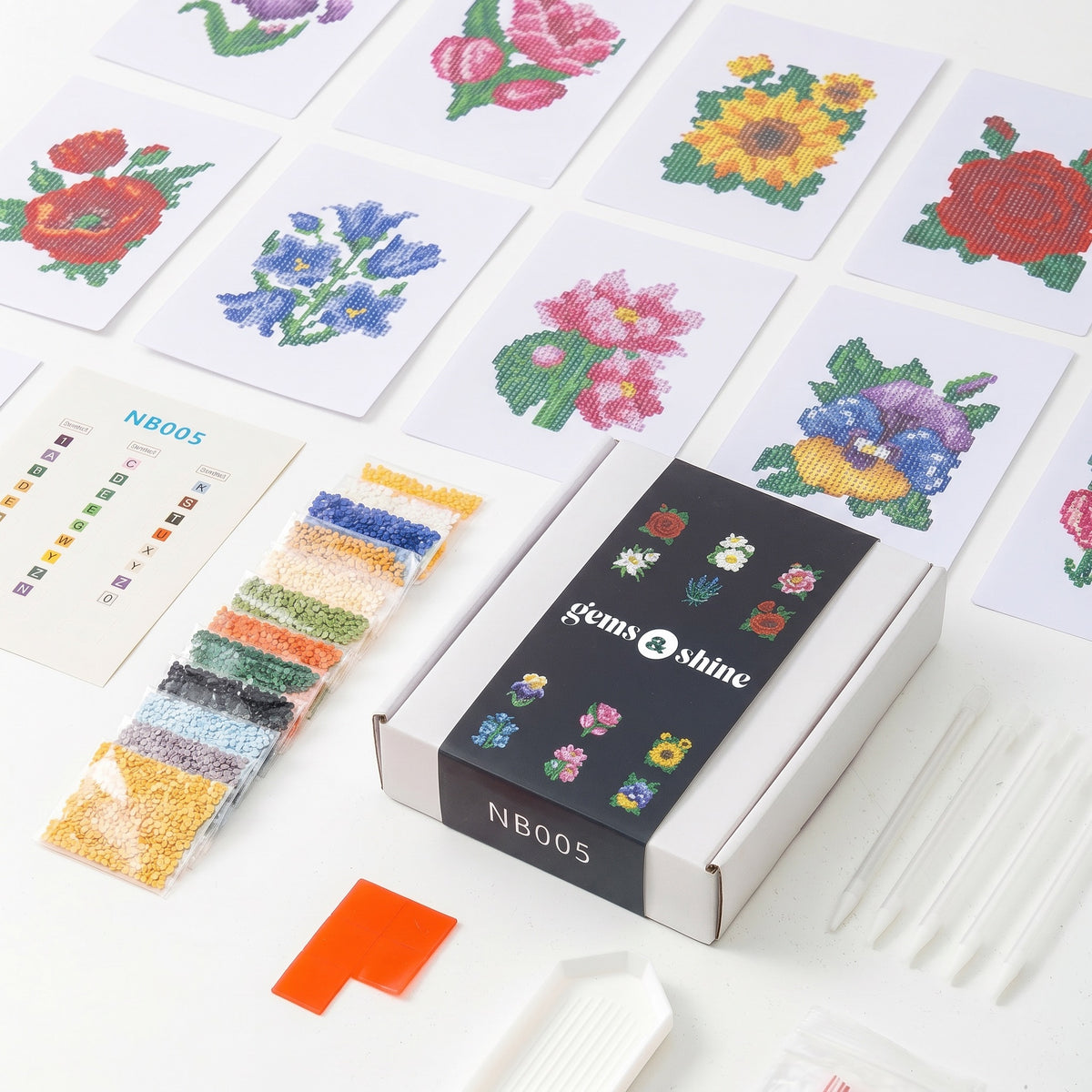 In Full Bloom diamonds by numbers kit (floral) — photo 5