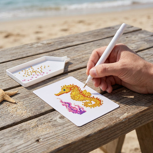 Ocean Deep diamonds by numbers kit (ocean creatures), photo 5