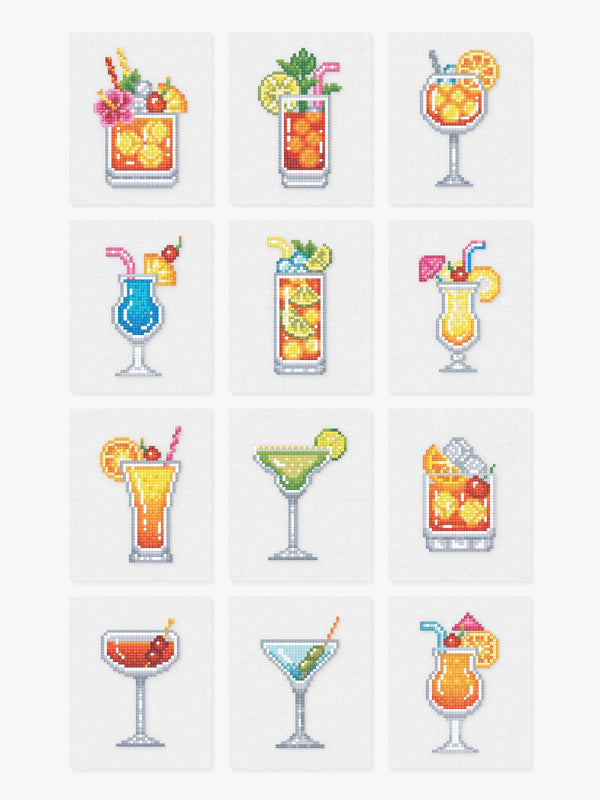 Pour & Sparkle diamonds by numbers kit (cocktail), photo 1