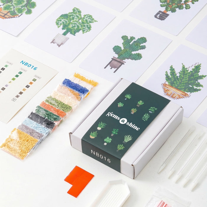 Urban Jungle diamonds by numbers kit (houseplant), photo 6