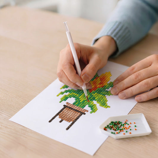 Alternatives to Coloring Books: When Gem Painting Kits Make a Better Calm Craft