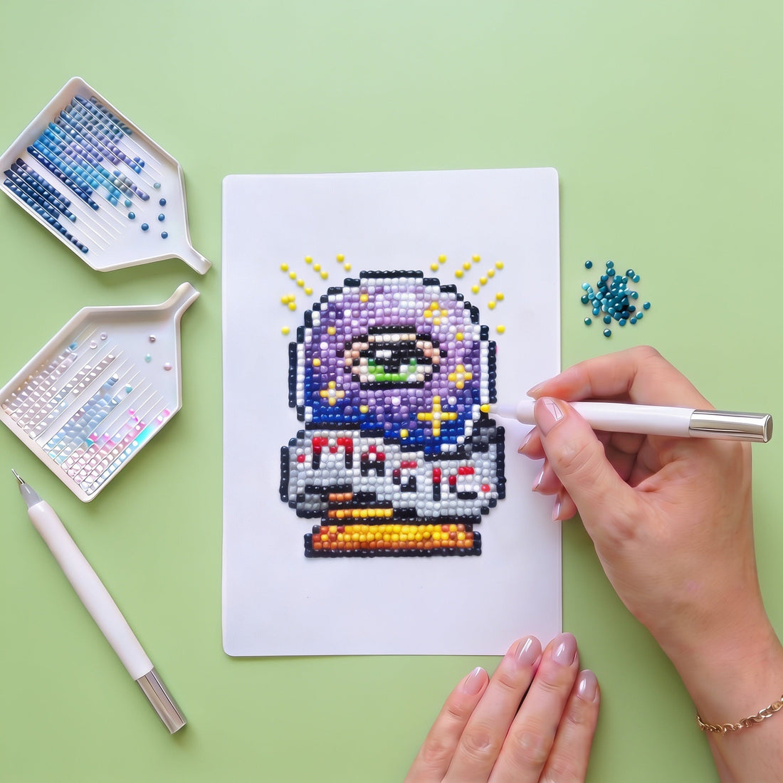 How to Start a Gem Painting Project on a New Kit
