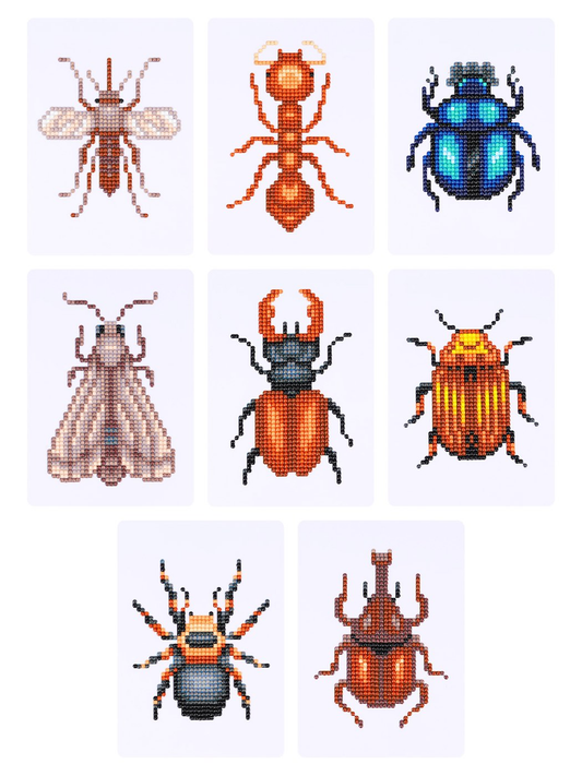 Bug Life diamonds by numbers kit (insects & beetles), photo 1