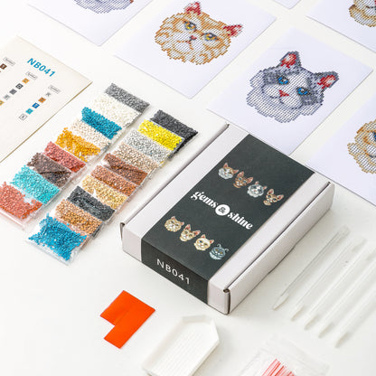 Cat Club diamonds by numbers kit (cat portraits) — photo 5