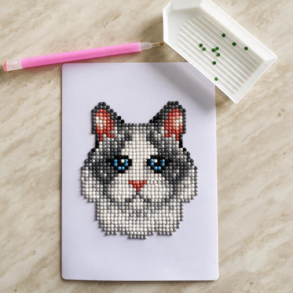 Cat Club diamonds by numbers kit (cat portraits) — photo 7