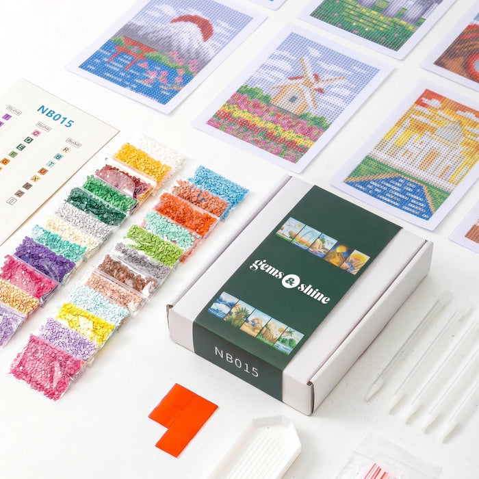 European Escape diamonds by numbers kit (Europe travel), photo 7
