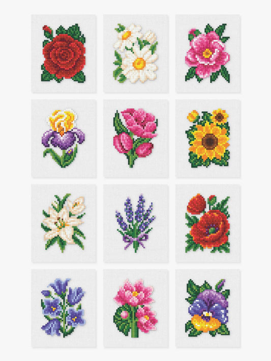 In Full Bloom diamonds by numbers kit (floral) — photo 1