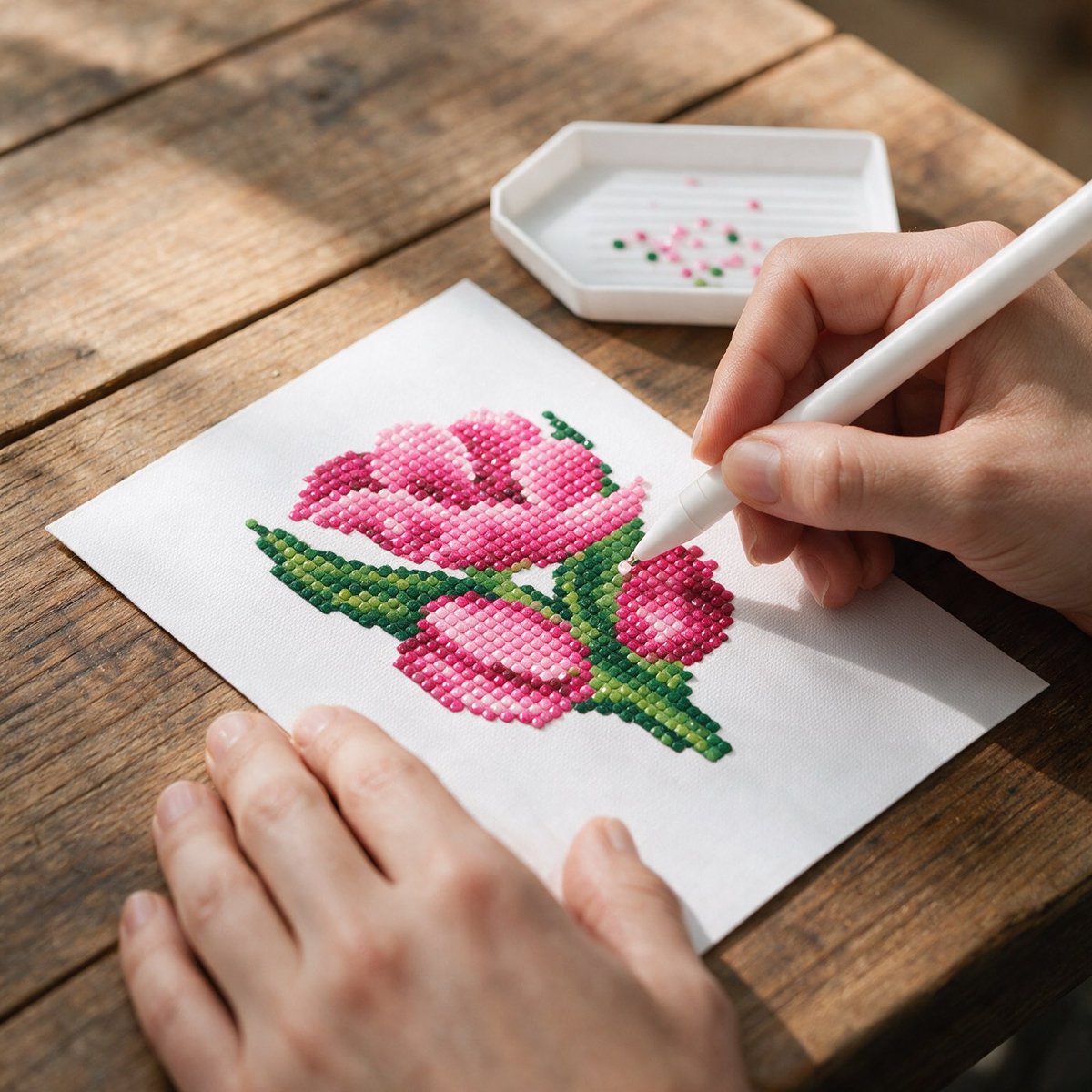 In Full Bloom diamonds by numbers kit (floral), photo 8