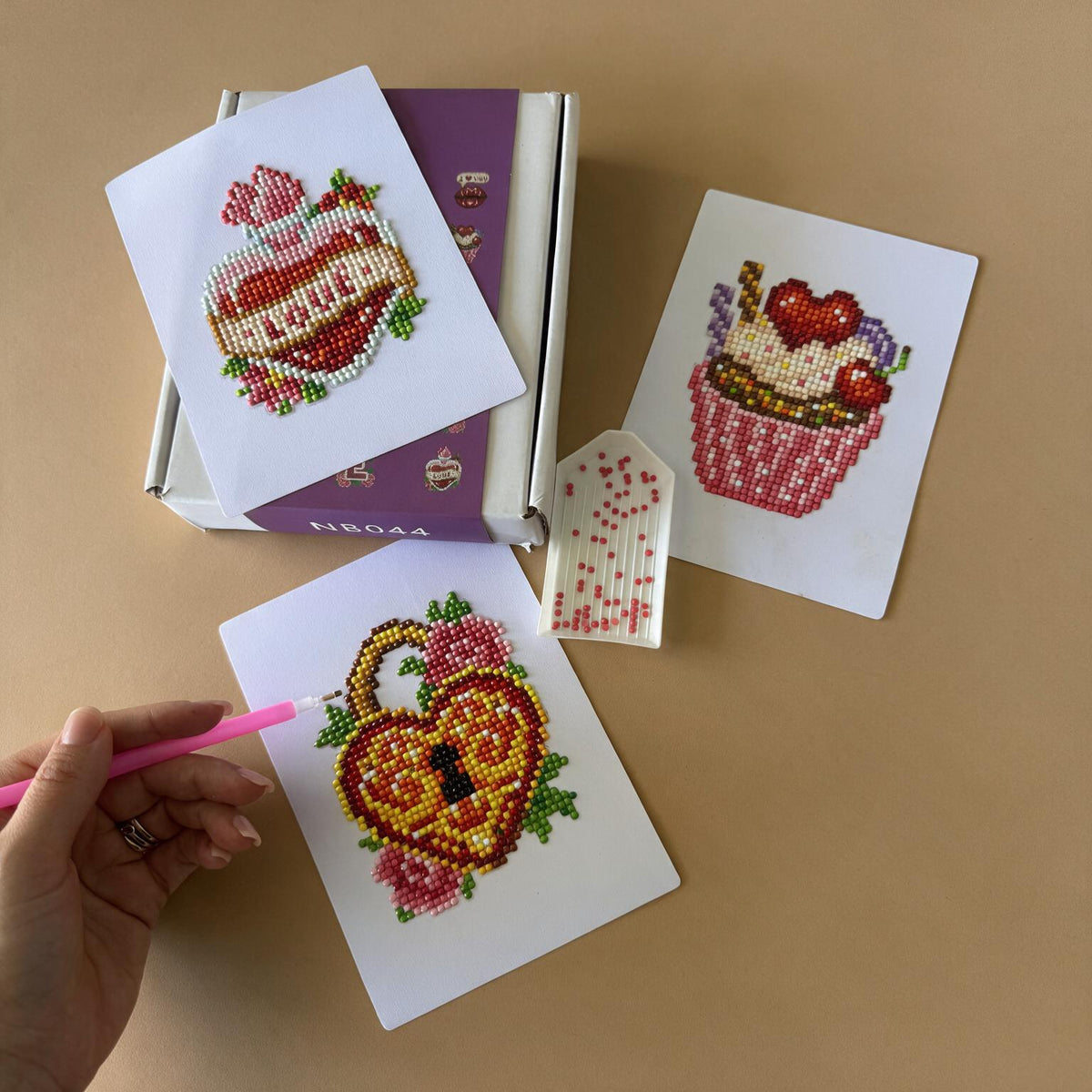 Love Letters diamonds by numbers kit (romantic) — photo 3