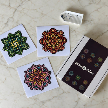 Mandala Magic diamonds by numbers kit (mandala), photo 2 — included in Mindful Moments Duo