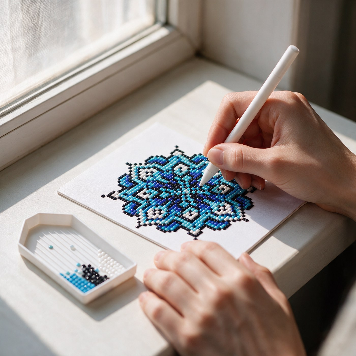 Mandala Magic diamonds by numbers kit (mandala), photo 8
