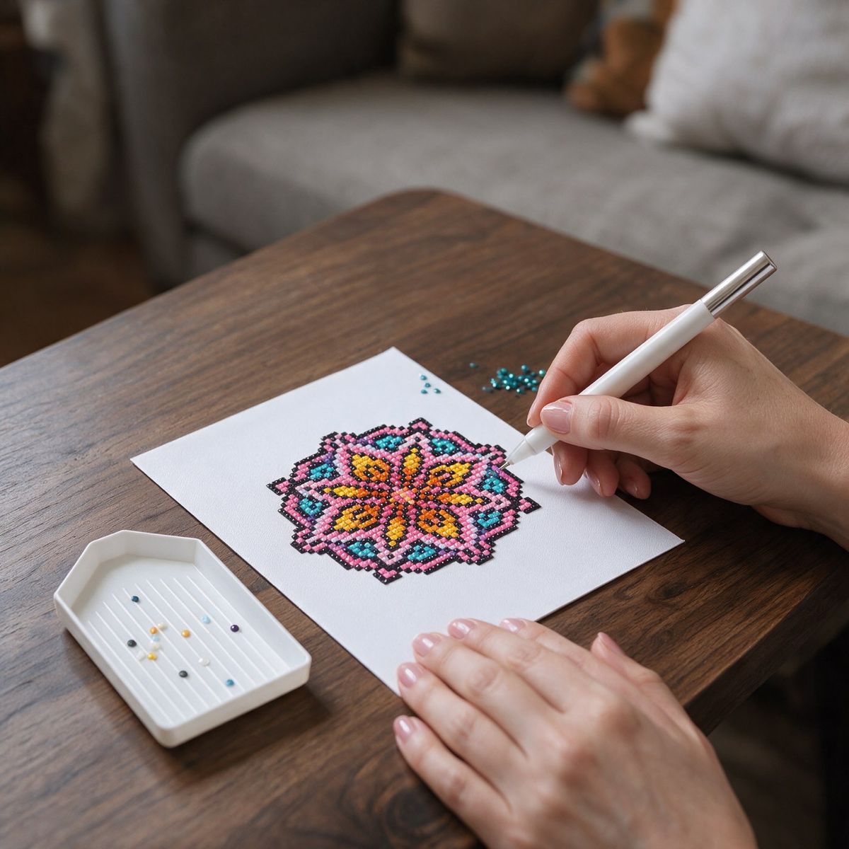 Mandala Magic diamonds by numbers kit (mandala), photo 9