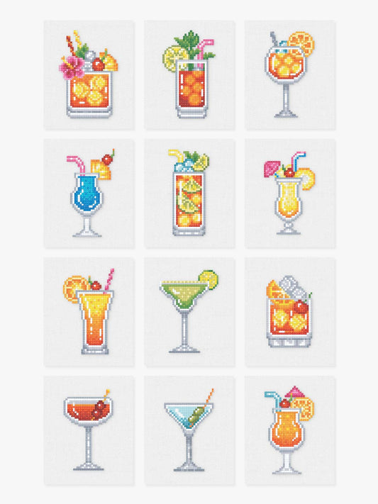Pour & Sparkle diamonds by numbers kit (cocktail) — photo 1