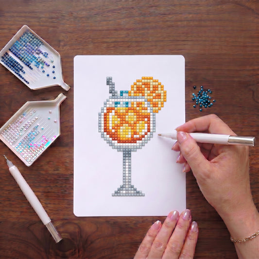 Pour & Sparkle diamonds by numbers kit (cocktail) — photo 2