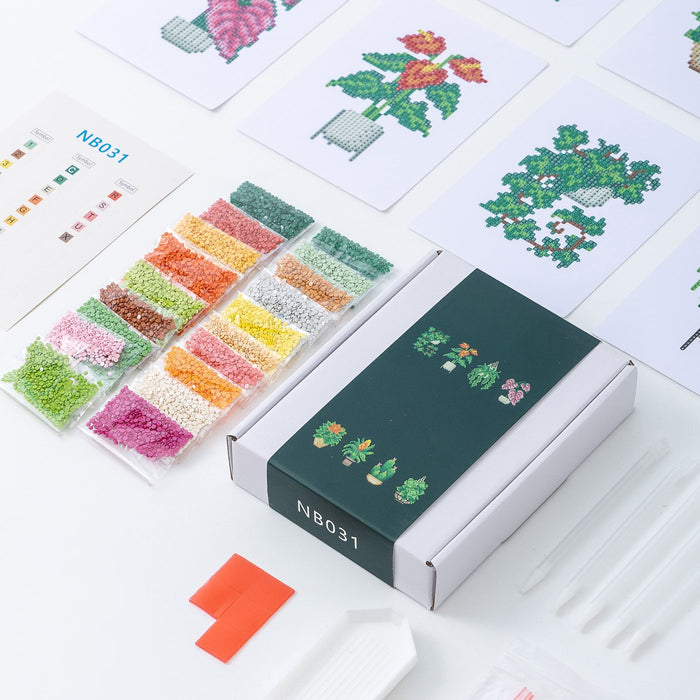 Tropical Maximalist diamonds by numbers kit (exotic flower), photo 6