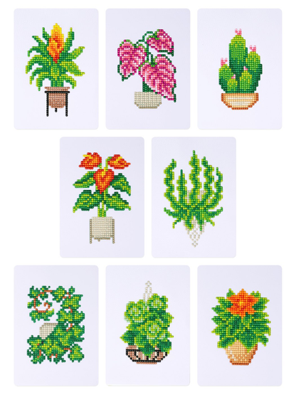 Tropical Maximalist diamonds by numbers kit (exotic flower), photo 1