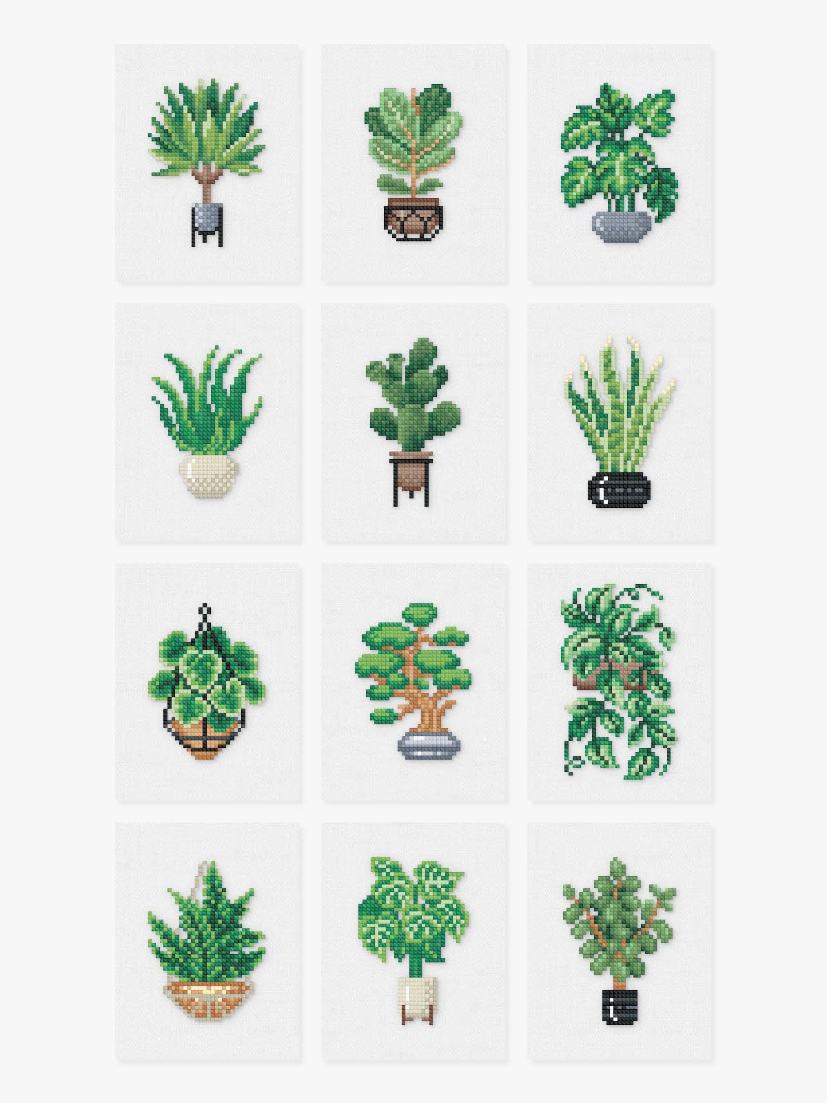 Urban Jungle diamonds by numbers kit (houseplant) — photo 1