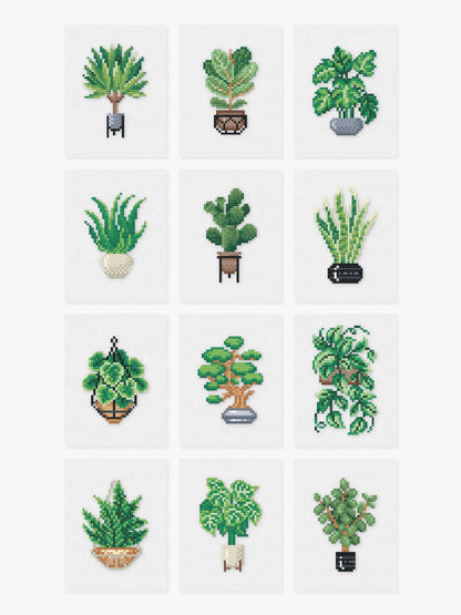 Urban Jungle diamonds by numbers kit (houseplant) — photo 1