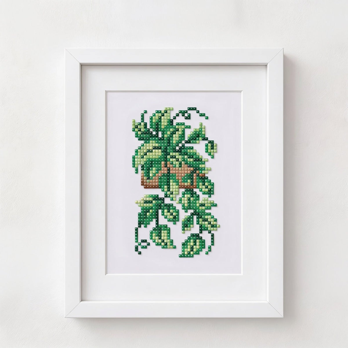 Urban Jungle diamonds by numbers kit (houseplant), photo 4 — included in Creative Escape Duo