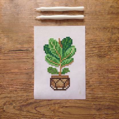 Urban Jungle diamonds by numbers kit (houseplant) — photo 5